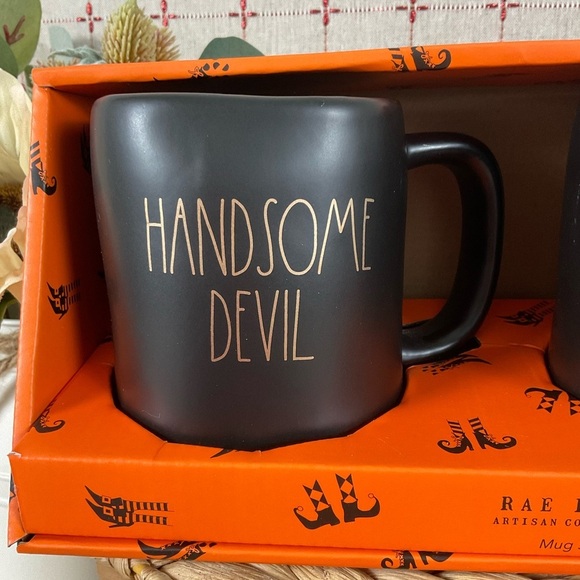 Rae Dunn Artisan Collection by Magenta Halloween Mug Gift Set Devil & Witch New - Picture 3 of 10